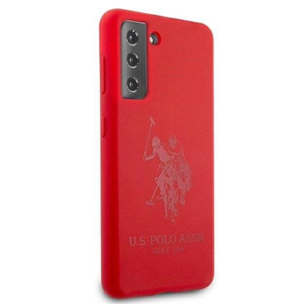 US Polo USHCS21SSLHRTRE S21 G991 czerwony/red Silicone On Tone 3