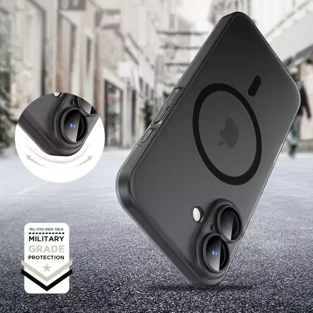 Tech-Protect MagSlim MagSafe iPhone 16 Case - Black 8