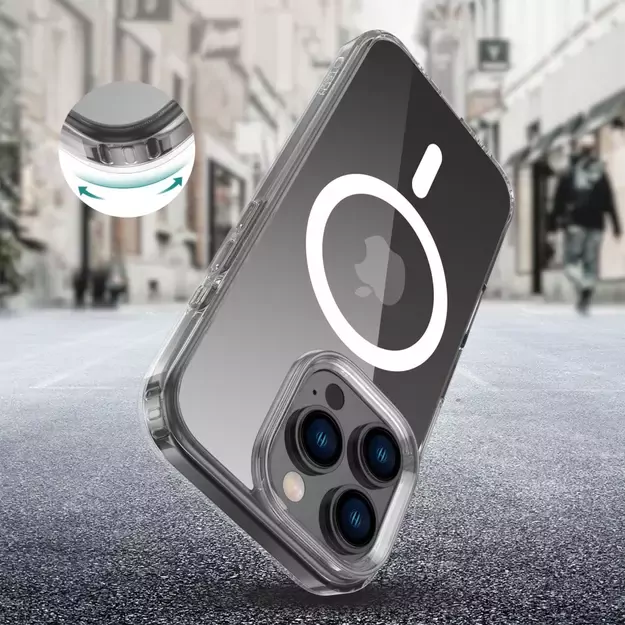 Tech-Protect FlexAir Hybrid MagSafe Case for iPhone 16 Pro - Clear 5