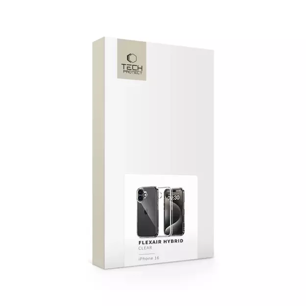 Tech-Protect FlexAir Hybrid Case for iPhone 16 - Clear 7