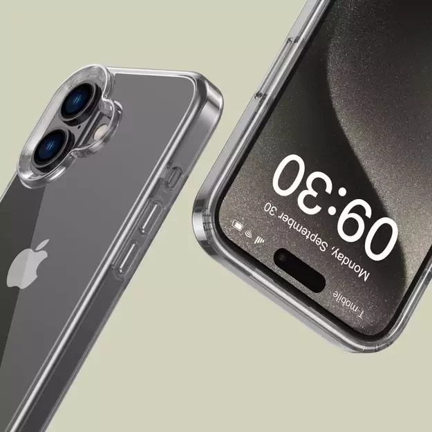 Tech-Protect FlexAir Hybrid Case for iPhone 16 - Clear 6