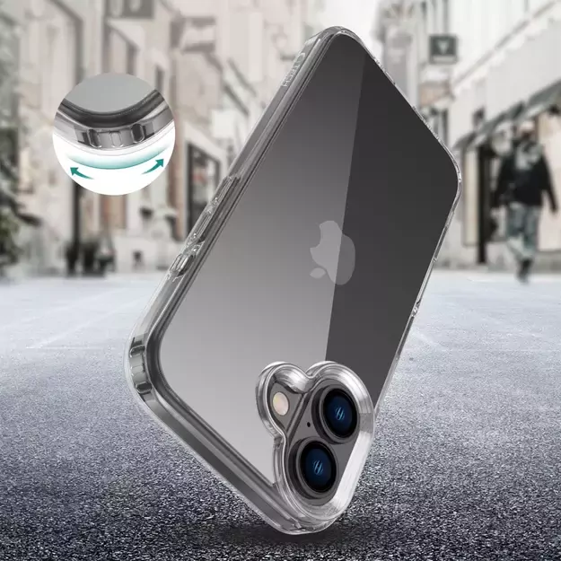 Tech-Protect FlexAir Hybrid Case for iPhone 16 - Clear 5