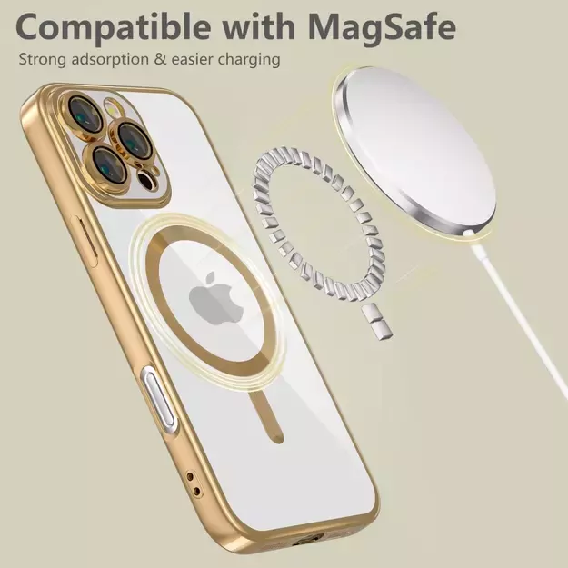 Tech-Protect MagFlex MagSafe Case for iPhone 16 Pro Max - Gold 8