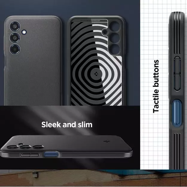 Spigen Essential SandBlast Case for Samsung Galaxy M35 5G - Black 18