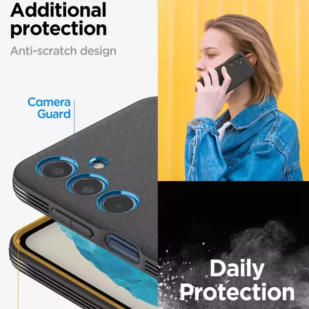 Spigen Essential SandBlast Case for Samsung Galaxy M35 5G - Black 17