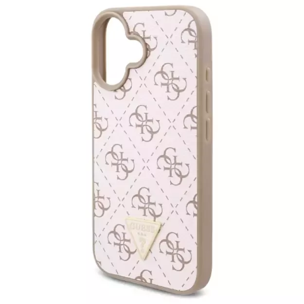Guess New 4G Triangle iPhone 16 Case - White 5