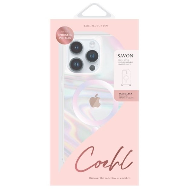 Uniq Coehl Savon Magnetic Charging Case for iPhone 16 Pro Max - Transparent 5