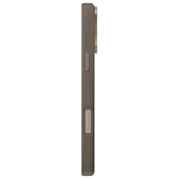 Uniq Lyden DS iPhone 16 Pro 6.3&quot  Magclick Charging case brown-gray/flint gray 4