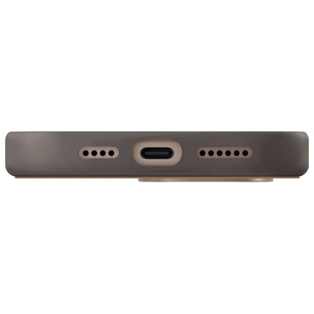 Uniq Lyden DS iPhone 16 Pro 6.3&quot  Magclick Charging case brown-gray/flint gray 3