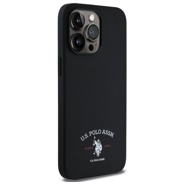 US Polo USHCP15XPARK iPhone 15 Pro Max 6.7&quot  black/black Printed DH Logo 3