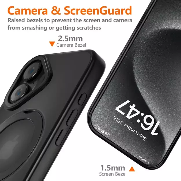 Tech-Protect MagRing MagSafe case for iPhone 16 - translucent 6