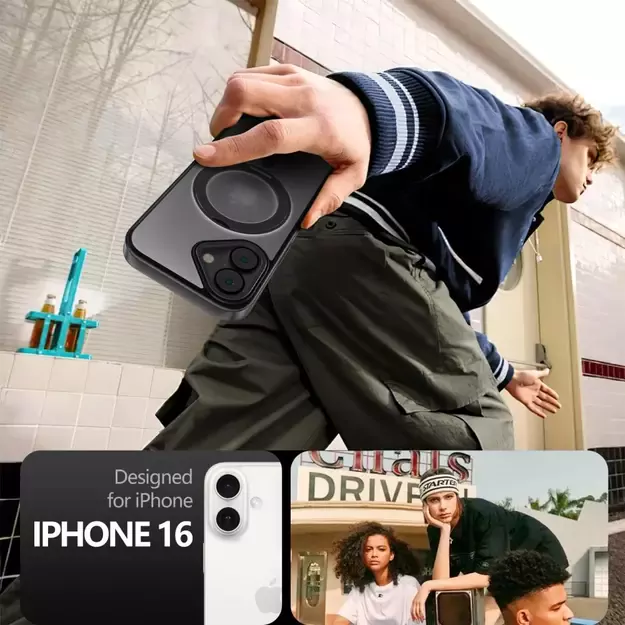 Tech-Protect MagRing MagSafe case for iPhone 16 - translucent 4