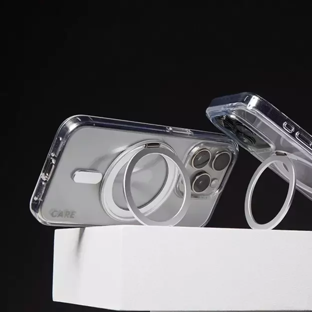CARE by PanzerGlass Feature Kickstand Case iPhone 16 Pro 6.3&quot  silver/silver MagSafe 1326 3