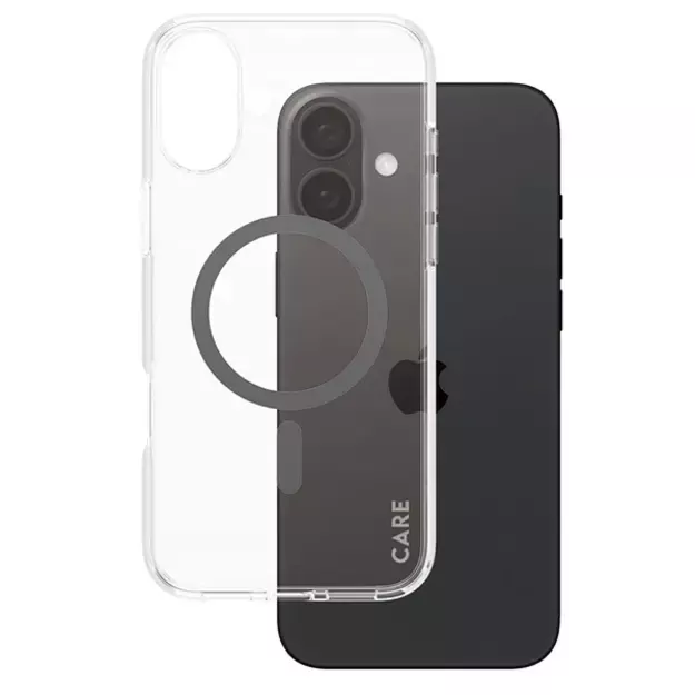 CARE by PanzerGlass Flagship Case iPhone 16 Plus 6.7&quot  black/black MagSafe 1347 1