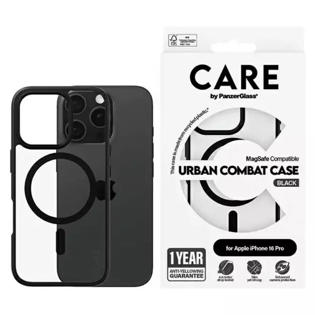 CARE by PanzerGlass Flagship Urban Case iPhone 16 Pro 6.3&quot  MagSafe 1358
