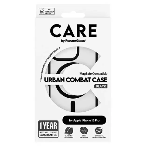 CARE by PanzerGlass Flagship Urban Case iPhone 16 Pro 6.3&quot  MagSafe 1358 3