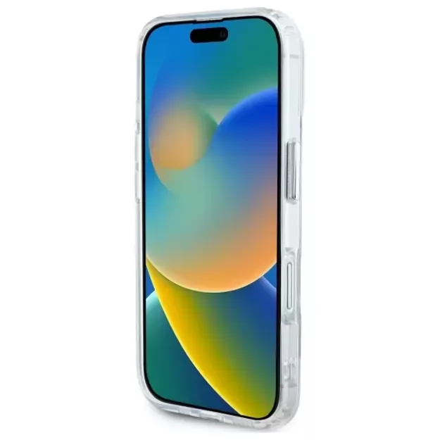 Karl Lagerfeld IML Metal Karl Head MagSafe iPhone 16 Case - White 4