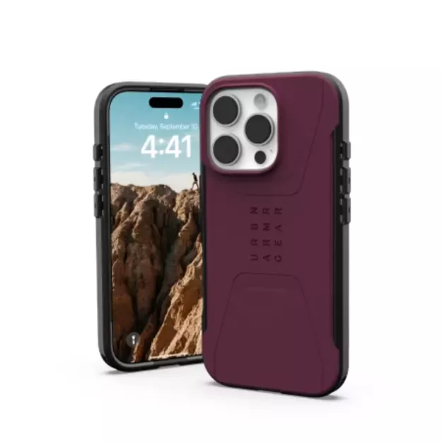 UAG Civilian Magsafe iPhone 16 Pro Case - Red 2