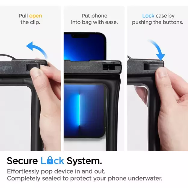 Spigen Aqua Shield A610 Case Waterproof Floating on Water - Black 7