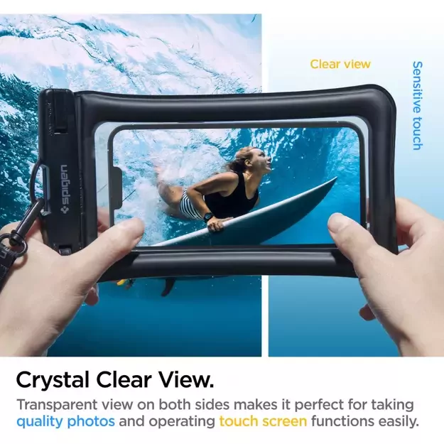 Spigen Aqua Shield A610 Case Waterproof Floating on Water - Black 10