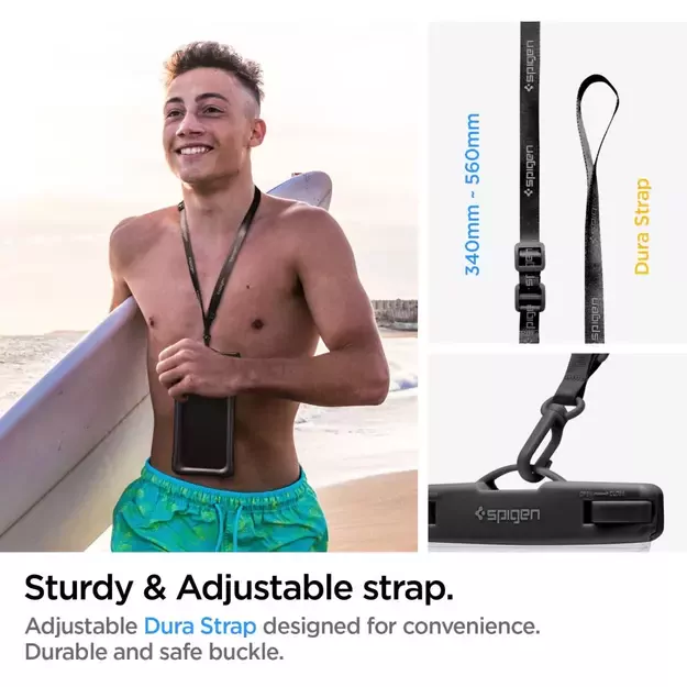 Spigen Aqua Shield A610 Case Waterproof Floating on Water - Black 6