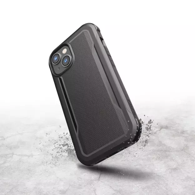 Raptic X-Doria Fort Case iPhone 14 case with MagSafe armored cover black 15