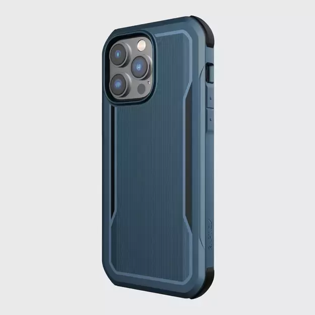 Raptic X-Doria Fort Case iPhone 14 Pro Max with MagSafe armored blue cover 5