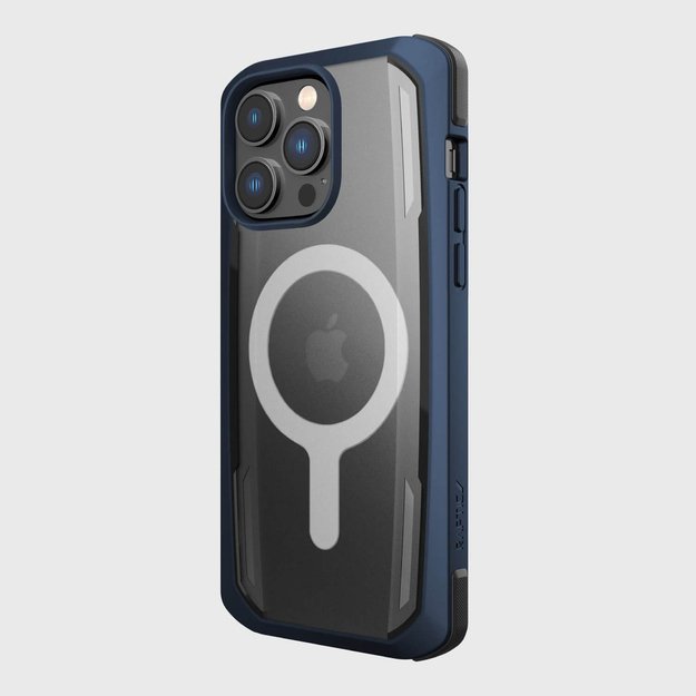 Raptic X-Doria Secure Case for iPhone 14 Pro with MagSafe armored cover blue 7