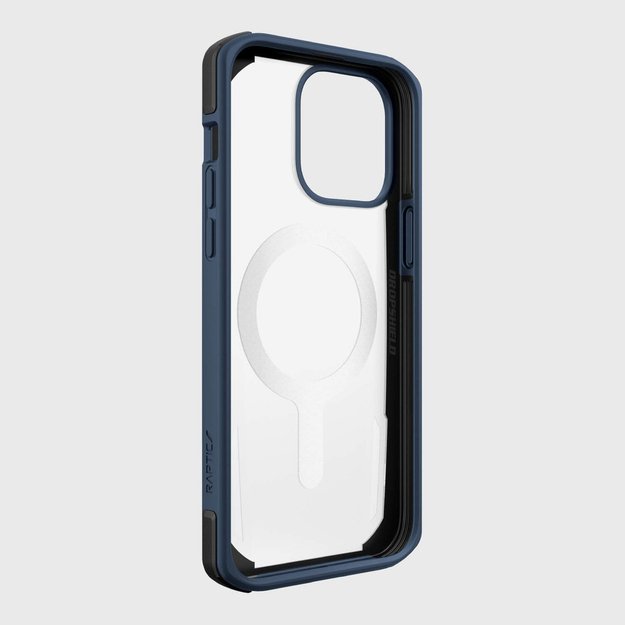 Raptic X-Doria Secure Case for iPhone 14 Pro with MagSafe armored cover blue 9