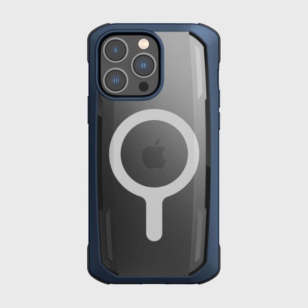 Raptic X-Doria Secure Case for iPhone 14 Pro with MagSafe armored cover blue 1