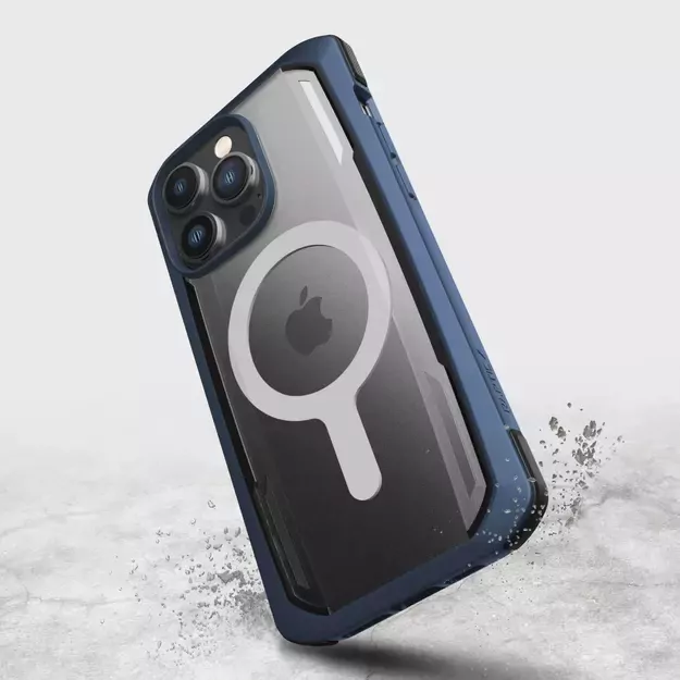 Raptic X-Doria Secure Case for iPhone 14 Pro with MagSafe armored cover blue 19