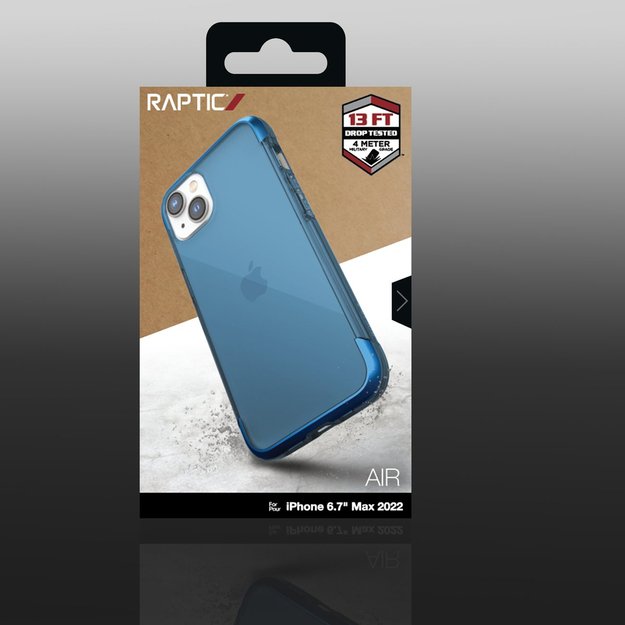Raptic X-Doria Air Case for iPhone 14 Plus armored cover blue 7