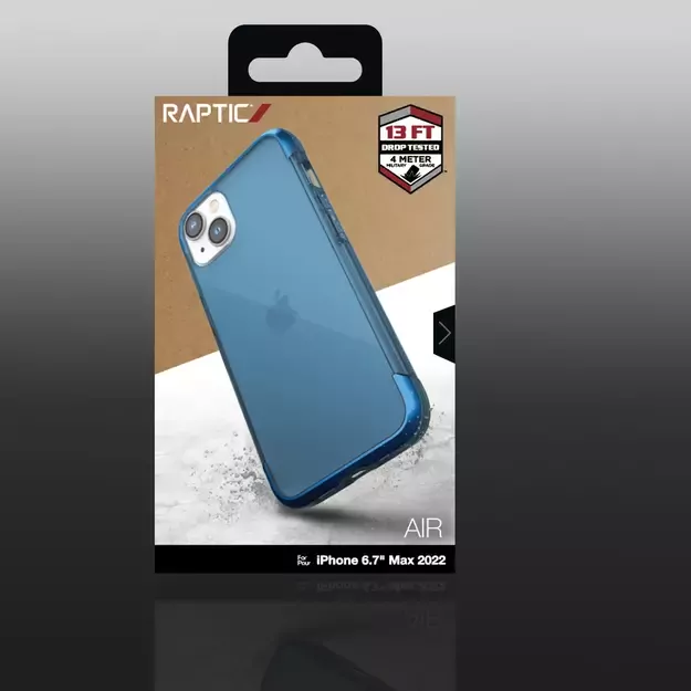 Raptic X-Doria Air Case for iPhone 14 Plus armored cover blue 2