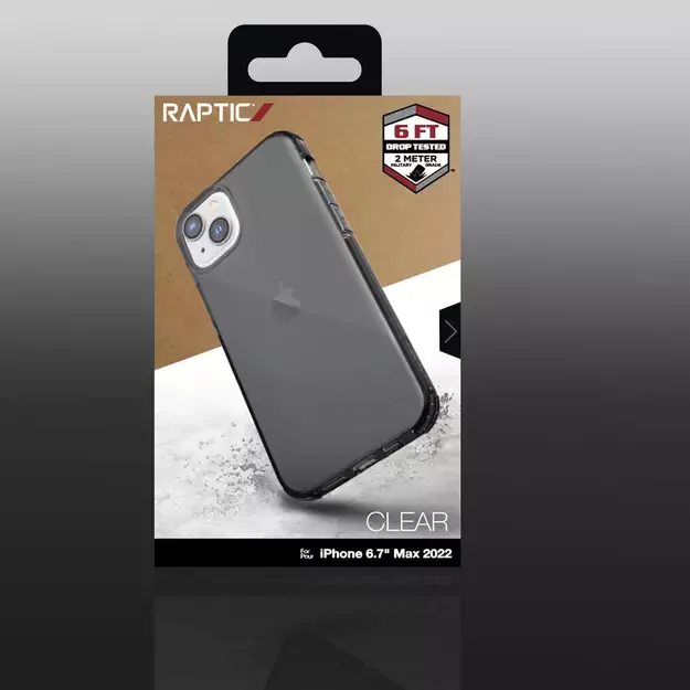 Raptic X-Doria Clear Case iPhone 14 Plus armored cover gray 2