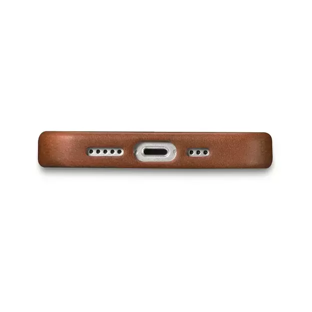 iCarer Oil Wax Premium Leather Case iPhone 14 Plus Magnetic Leather Case with MagSafe Brown (WMI14220703-RB) 18
