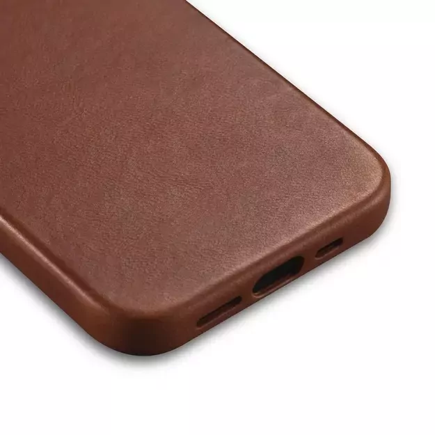 iCarer Oil Wax Premium Leather Case iPhone 14 Plus Magnetic Leather Case with MagSafe Brown (WMI14220703-RB) 19