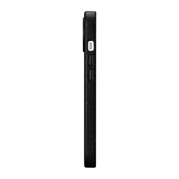 iCarer Litchi Premium Leather Case iPhone 14 Magnetic Leather Case with MagSafe Black (WMI14220709-BK) 11