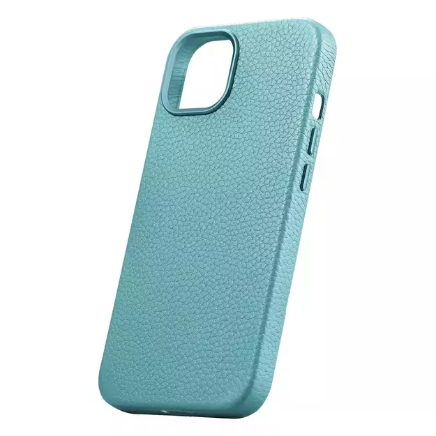 iCarer Litchi Premium Leather Case iPhone 14 Plus Magnetic Leather Case with MagSafe Green (WMI14220711-GN) 7