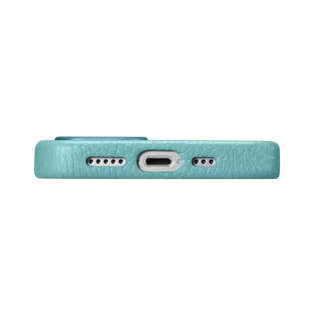 iCarer Litchi Premium Leather Case iPhone 14 Plus Magnetic Leather Case with MagSafe Green (WMI14220711-GN) 4