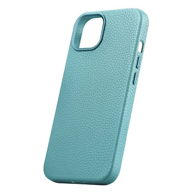 iCarer Litchi Premium Leather Case iPhone 14 Plus Magnetic Leather Case with MagSafe Green (WMI14220711-GN) 28