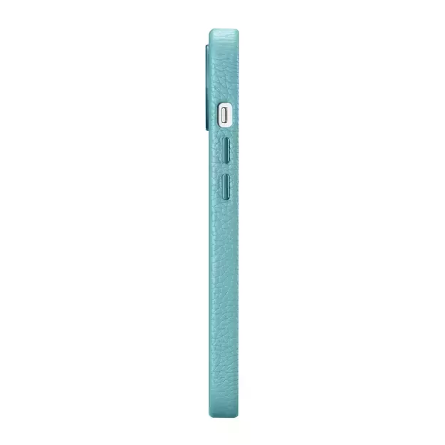 iCarer Litchi Premium Leather Case iPhone 14 Plus Magnetic Leather Case with MagSafe Green (WMI14220711-GN) 5