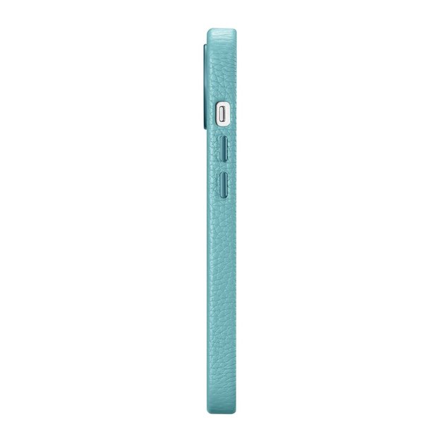 iCarer Litchi Premium Leather Case iPhone 14 Plus Magnetic Leather Case with MagSafe Green (WMI14220711-GN) 26