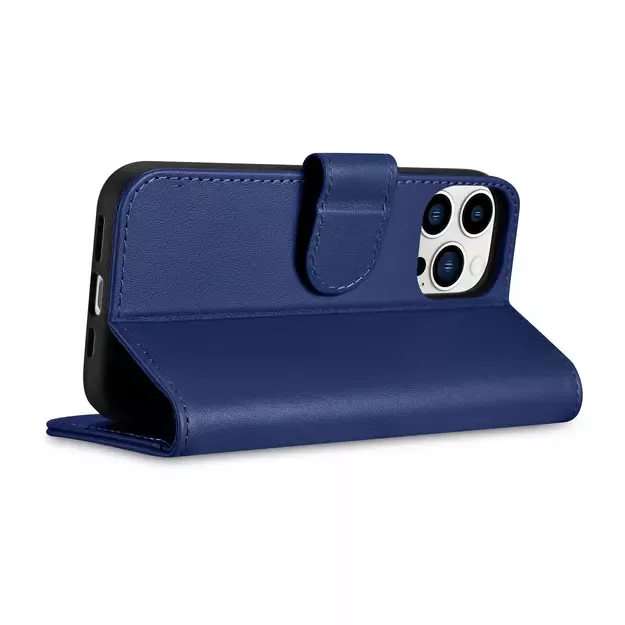 iCarer Wallet Case 2in1 Cover iPhone 14 Pro Leather Flip Case Anti-RFID blue (WMI14220726-BU) 25