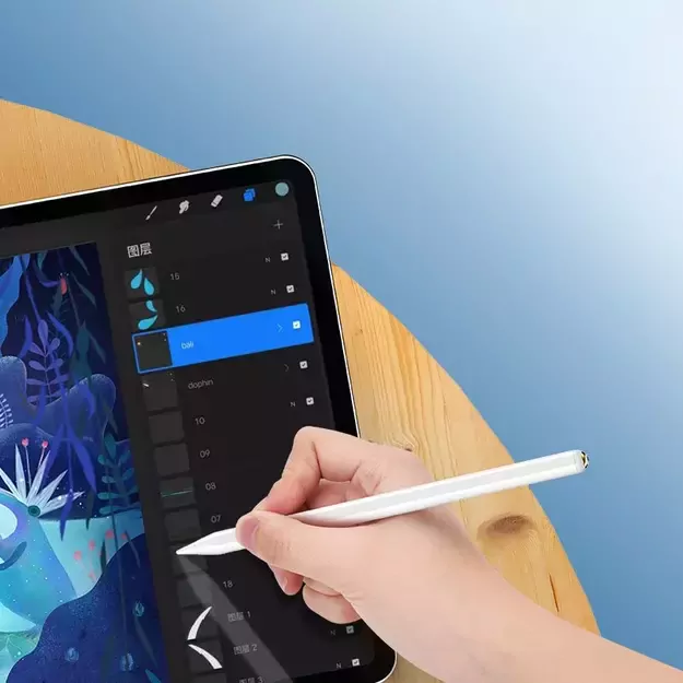 Choetech capacitive stylus pen for iPad (active) white (HG04) 5