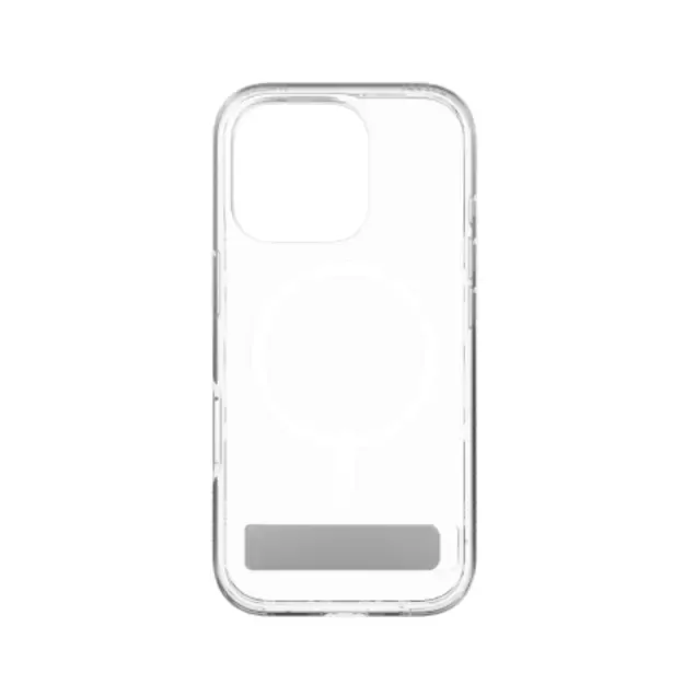 ZAGG Crystal Palace Snap Kickstand MagSafe Case with Stand for iPhone 16 Pro - Clear