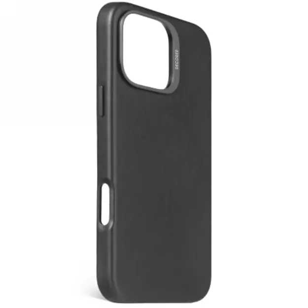 Decoded Leather Backcover case with MagSafe for iPhone 16 Pro Max - black 1