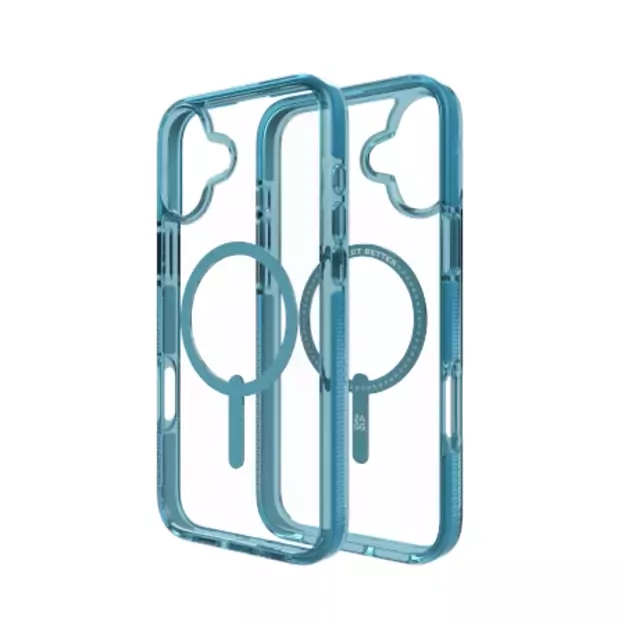 ZAGG Santa Cruz Snap MagSafe iPhone 16 Plus Case - Blue 2