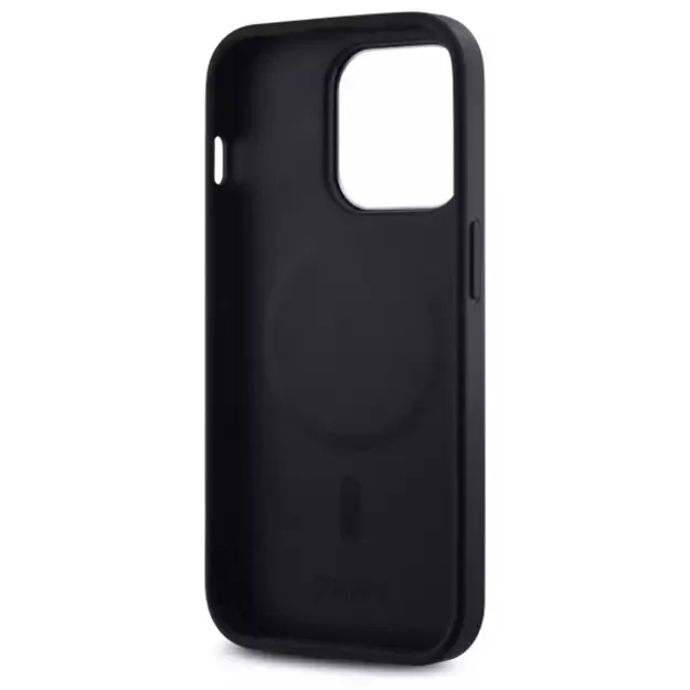 DKNY Plain Logo MagSafe iPhone 14 Pro Case - Black 6