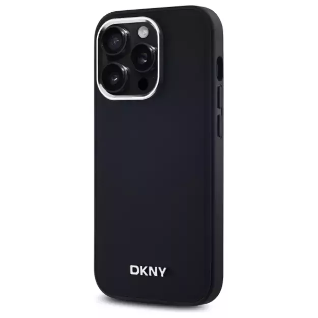 DKNY Plain Logo MagSafe iPhone 14 Pro Case - Black 1
