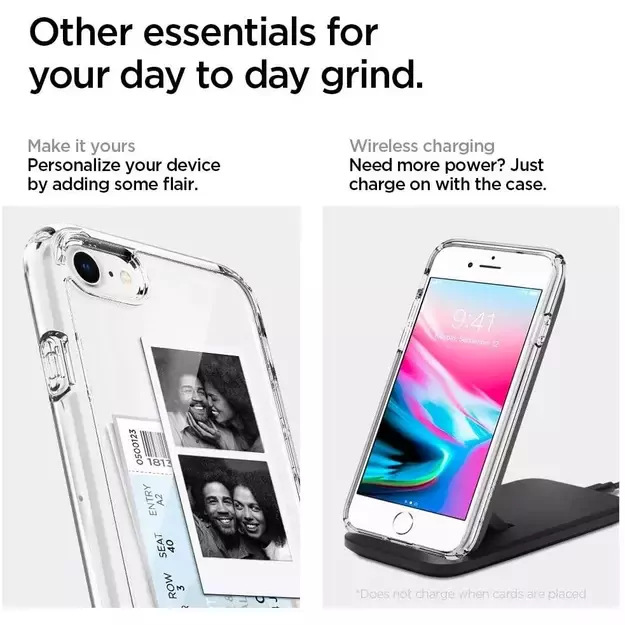 Spigen Ultra Hybrid Case for iPhone 7 / 8 / SE 2020 / SE 2022 - Transparent 15